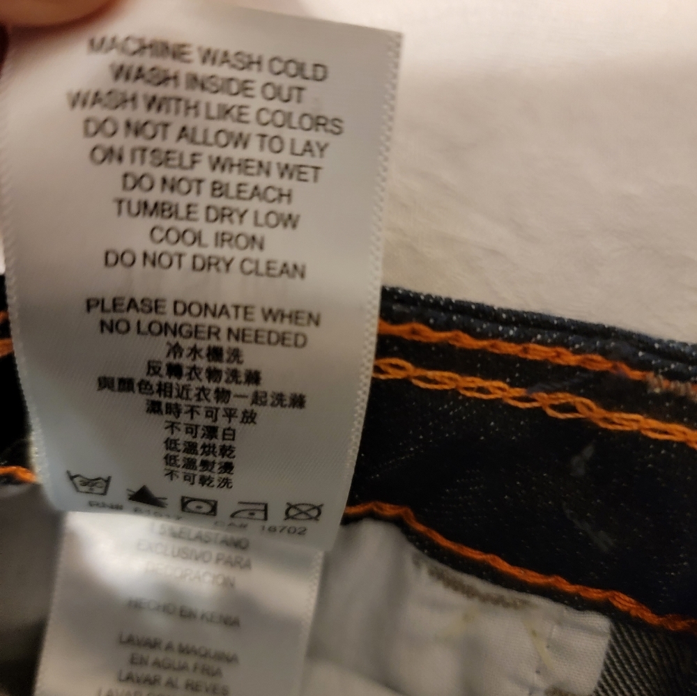 NWT Levi's Girl's 14 Slim Boot Cut Stretch Denim Jean - Picture 12 of 13